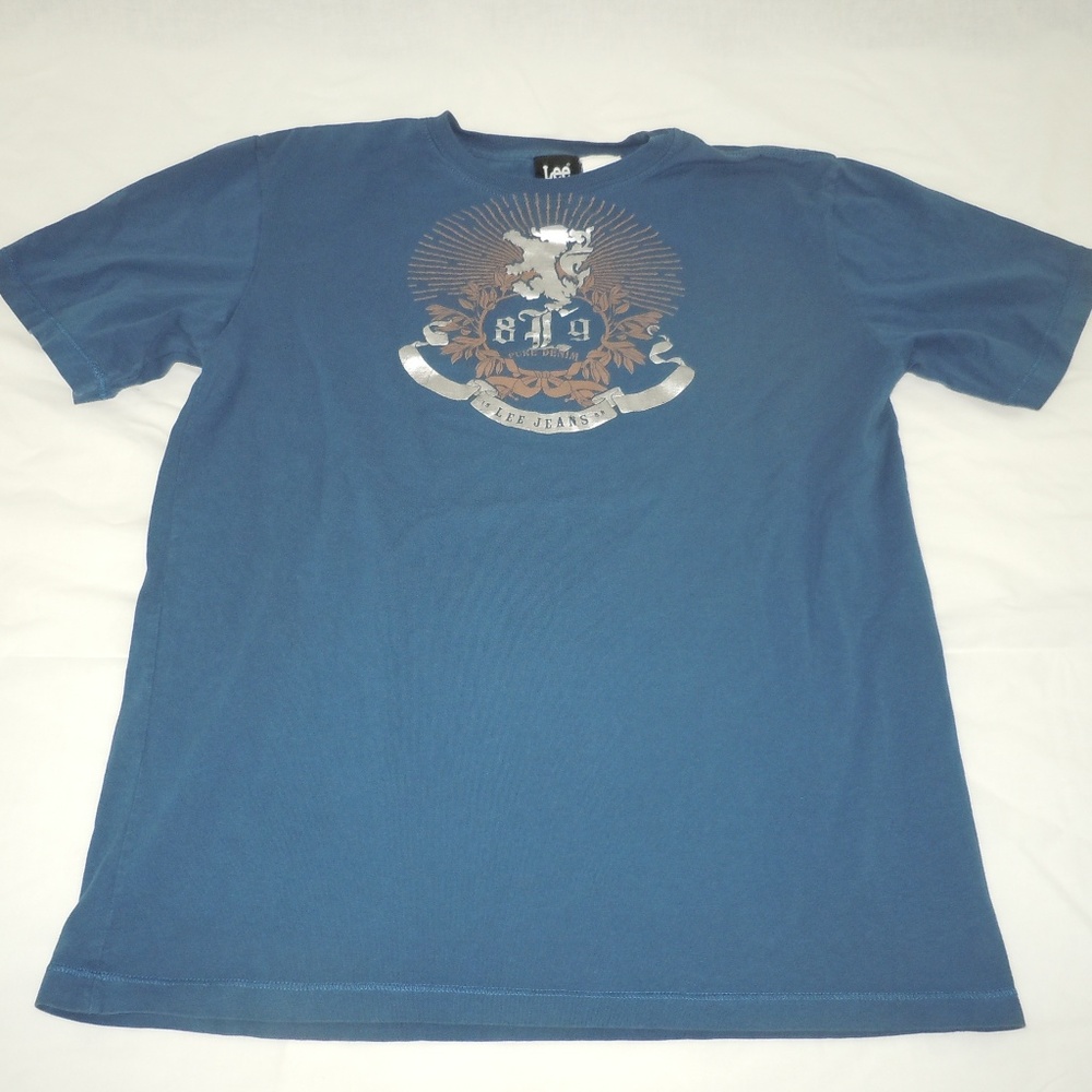 Lee Jeans Graphic T-Shirt Tee Pure Denim